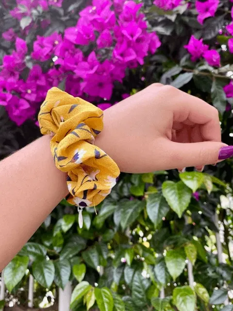 Scrunchie con bolsillo