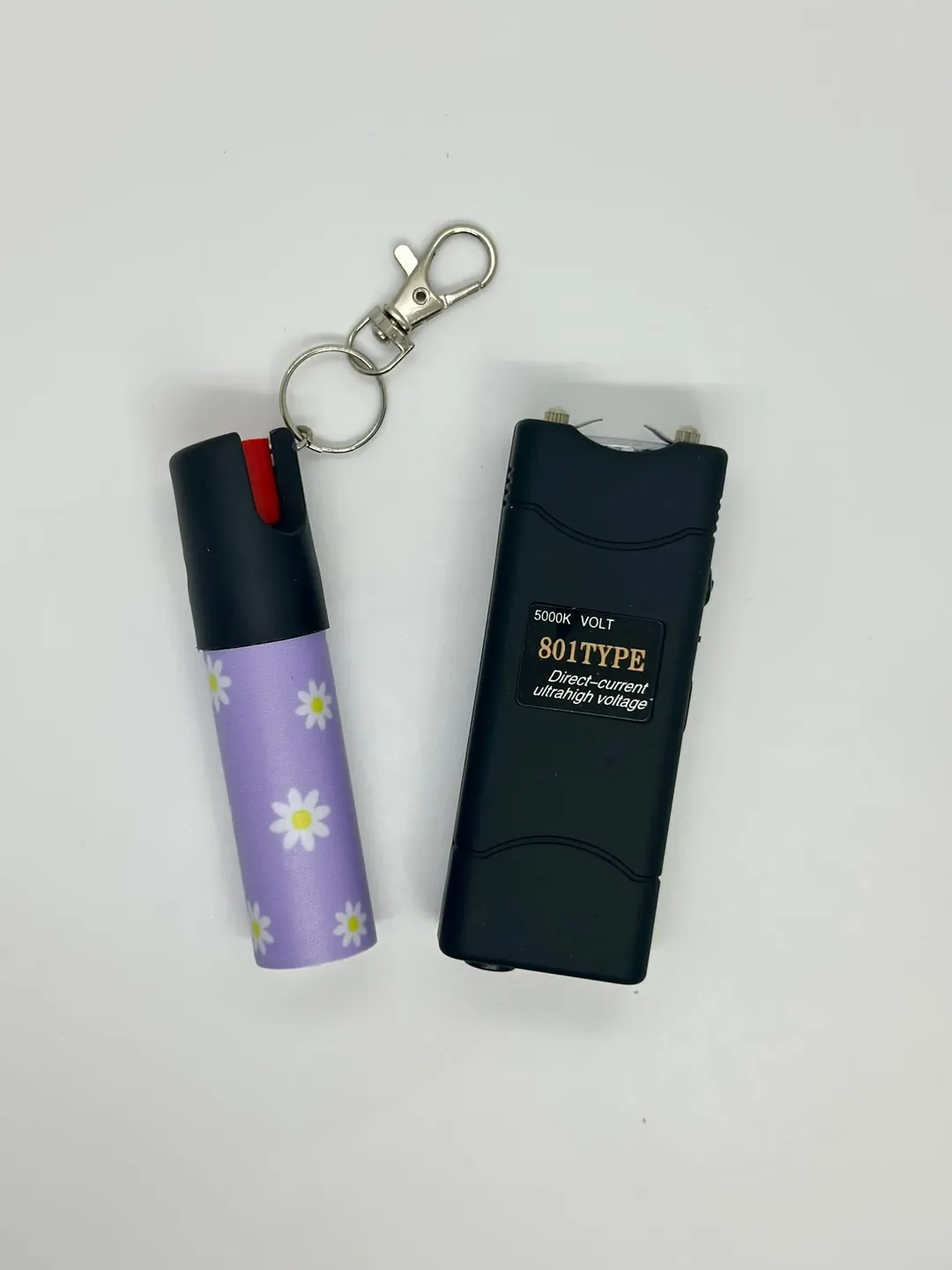 DÚO: Gas pimienta + Taser caja negra mini